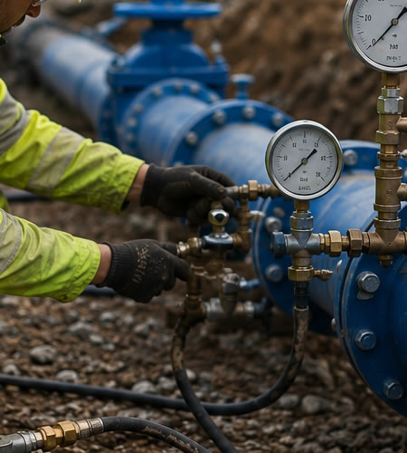 High Pressure Water Testing and Commissioning