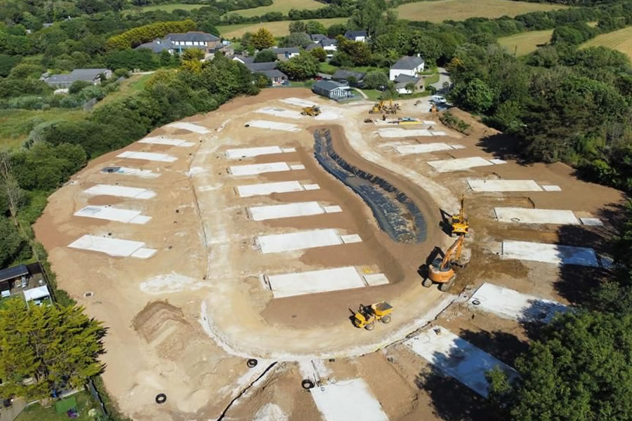 Holiday Park Development Contractors West Wales