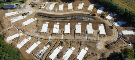 Holiday park groundworks and infrastructure development in Pembrokeshire