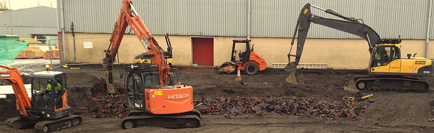 Plant hire machinery in Pembrokeshire and West Wales