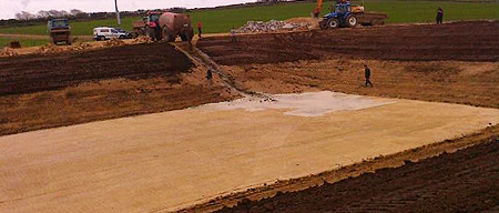 Slurry pit and slurry lagoon construction in Pembrokeshire